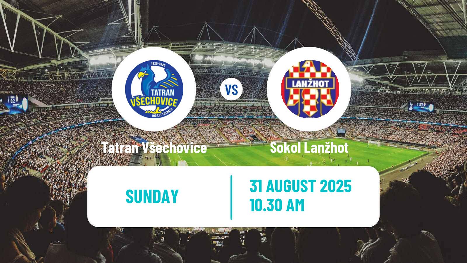 Soccer Czech Division E Tatran Všechovice - Sokol Lanžhot