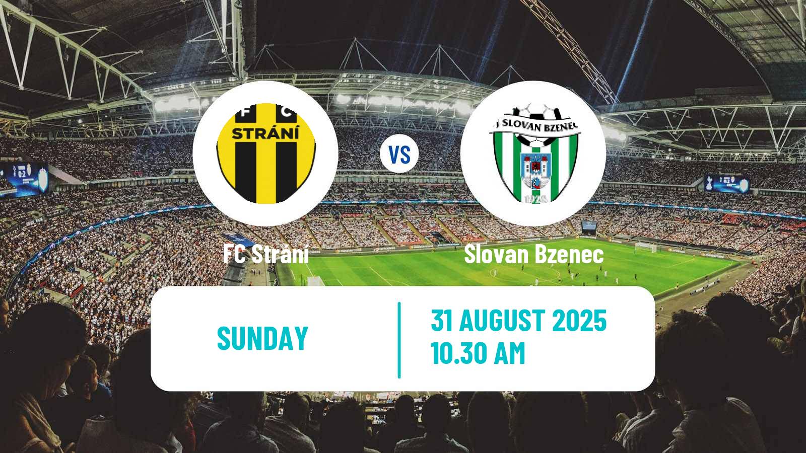 Soccer Czech Division E Strání - Slovan Bzenec
