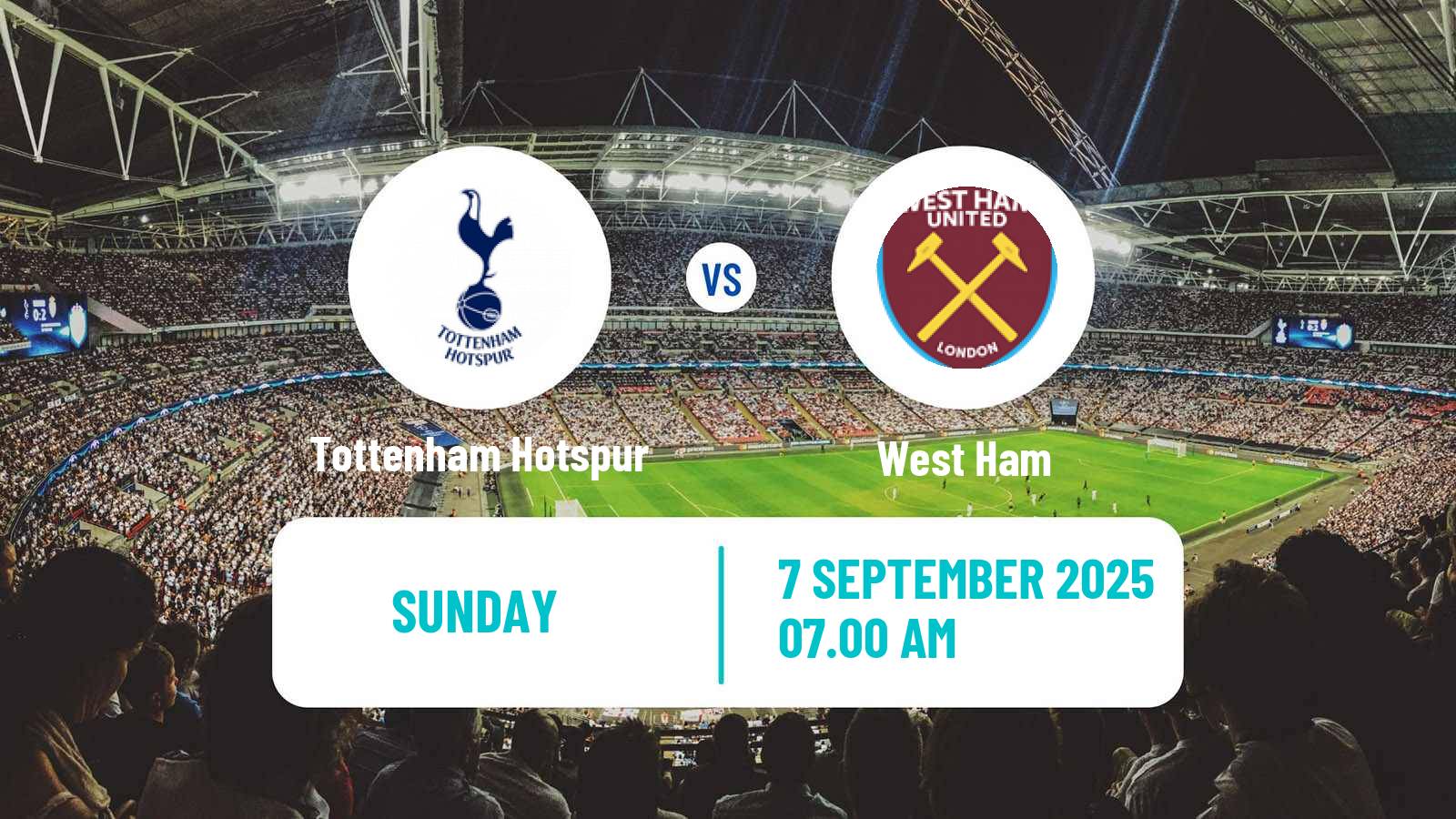 Soccer English WSL Tottenham Hotspur - West Ham