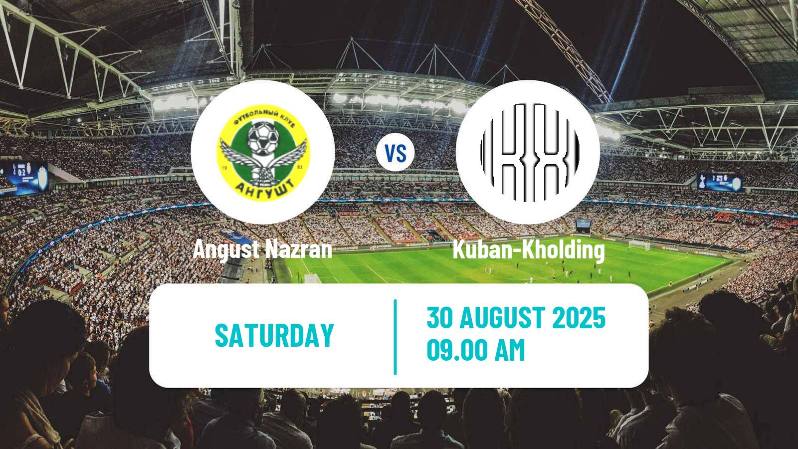 Soccer FNL 2 Division B Group 1 Angust Nazran - Kuban-Kholding