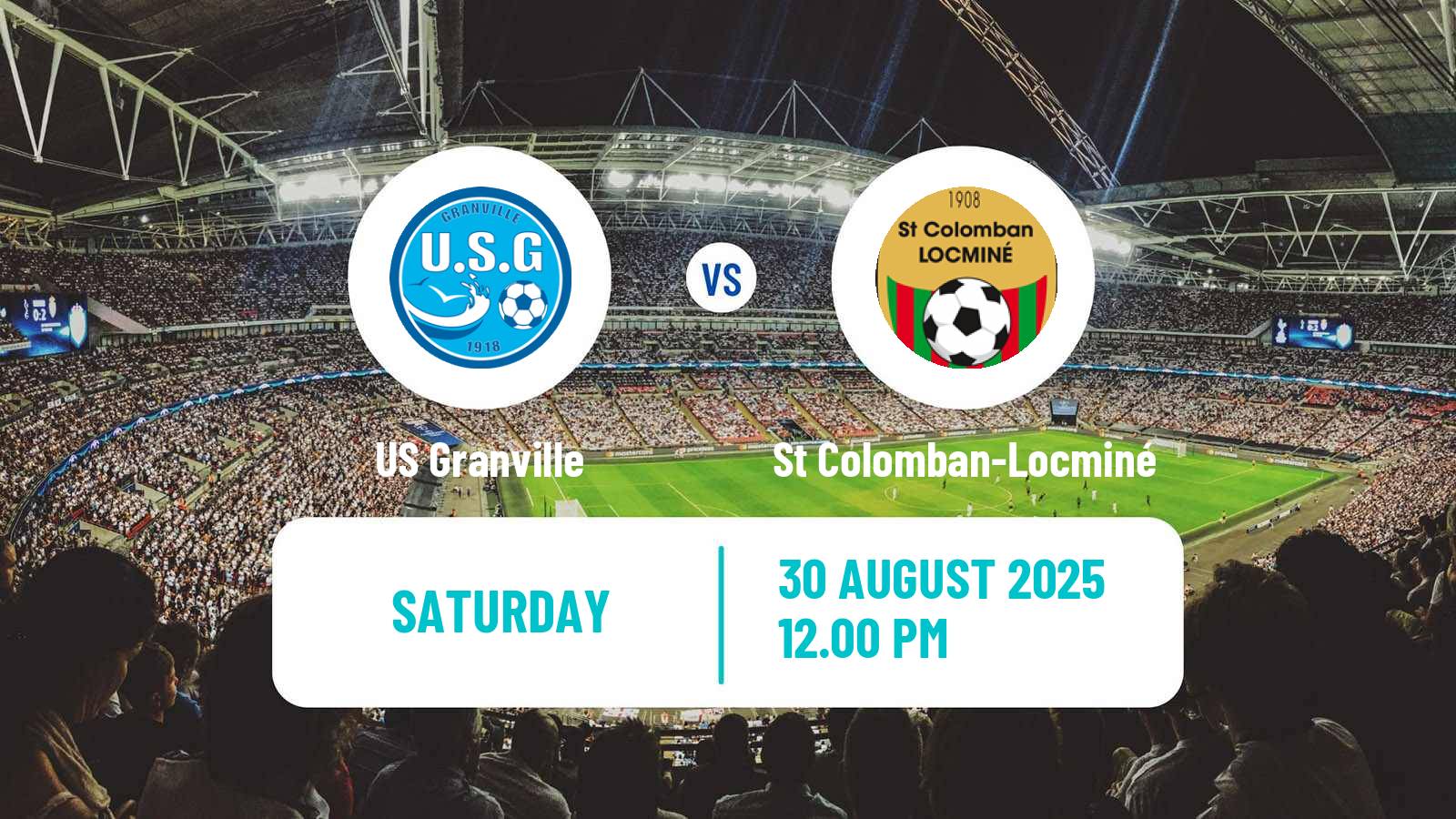 Soccer French National 2 - Group A Granville - St Colomban-Locminé