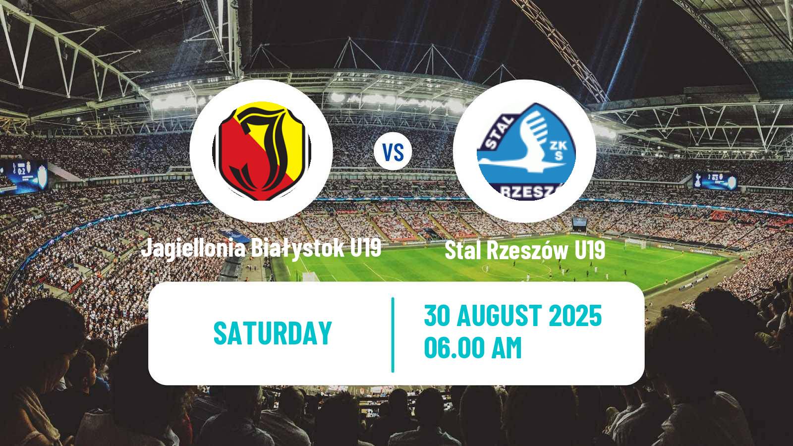 Soccer Polish Central Youth League Jagiellonia Białystok U19 - Stal Rzeszów U19