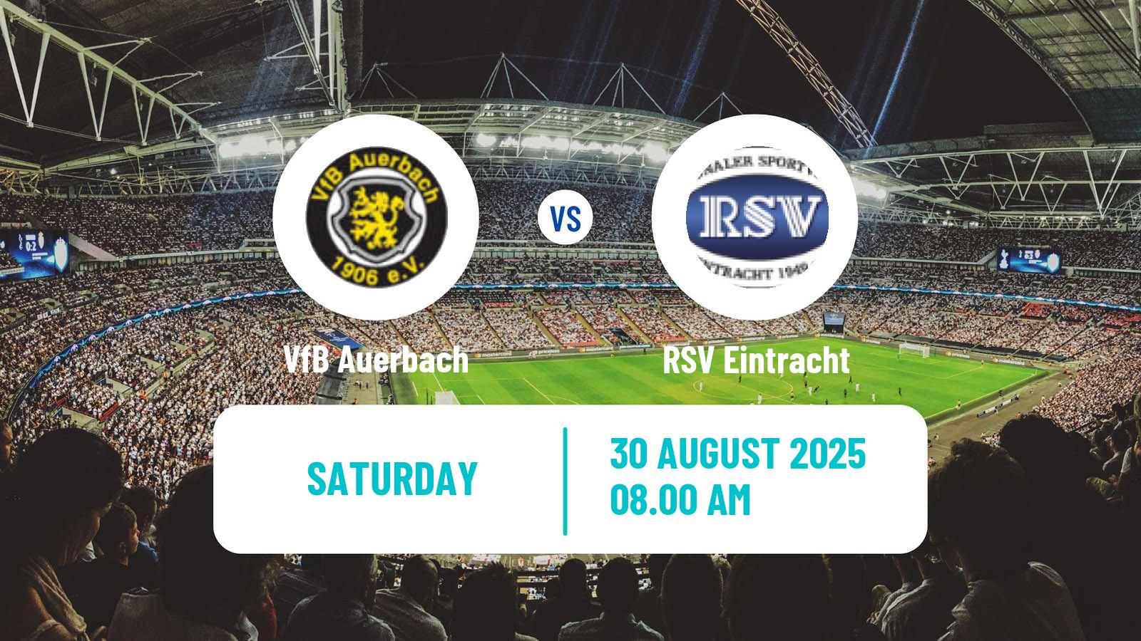 Soccer German Oberliga NOFV- Süd Auerbach - RSV Eintracht