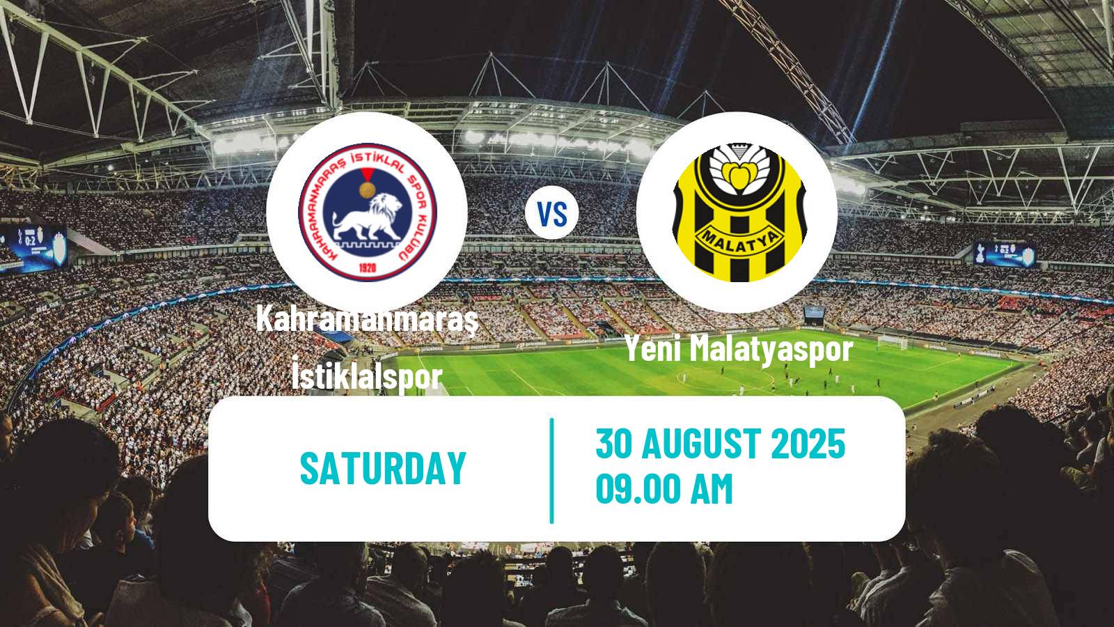 Soccer Turkish Second League Red Group Kahramanmaraş İstiklalspor - Yeni Malatyaspor
