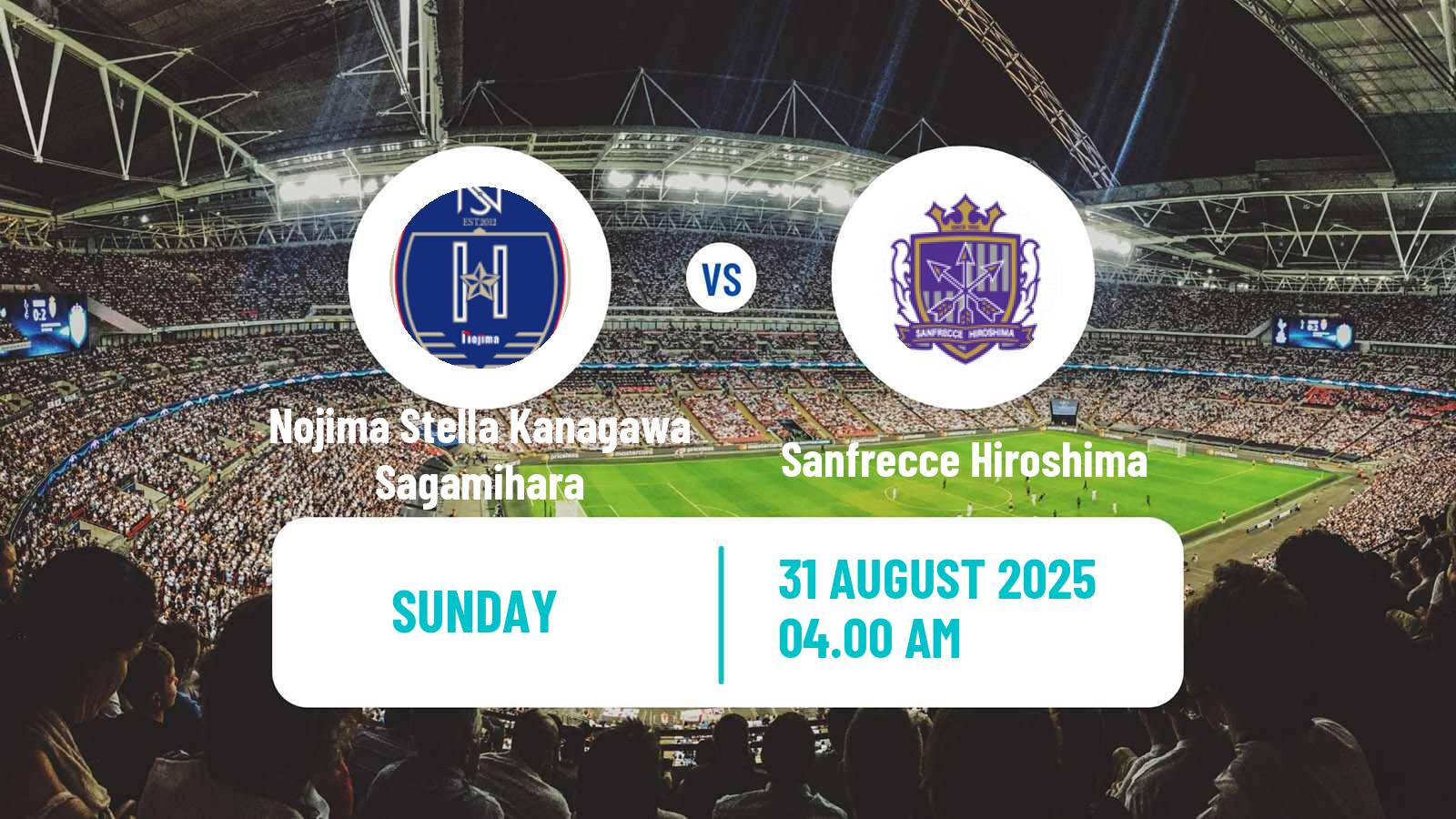 Soccer Japan WE League Women Nojima Stella Kanagawa Sagamihara - Sanfrecce Hiroshima