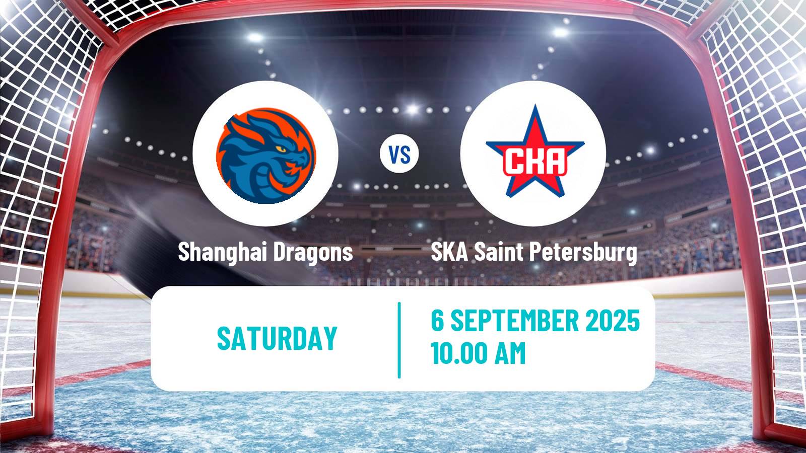 Hockey KHL Shanghai Dragons - SKA Saint Petersburg