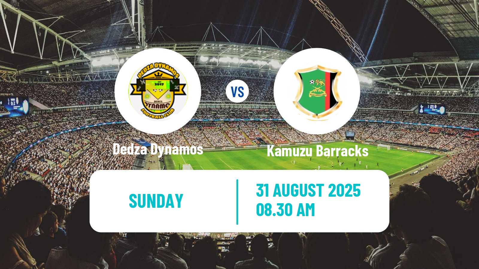 Soccer Malawi Premier Division Dedza Dynamos - Kamuzu Barracks