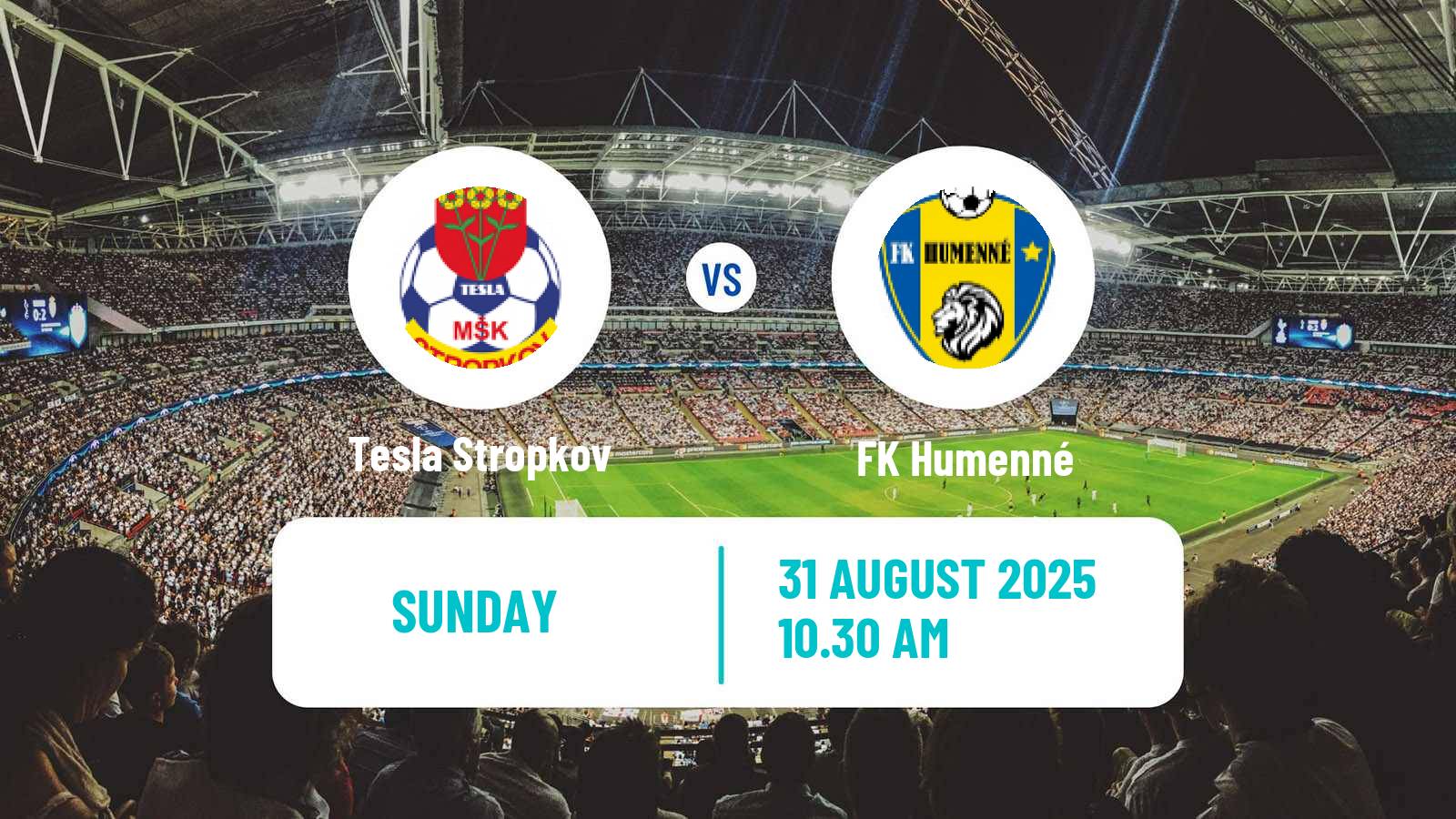 Soccer Slovak 3 Liga East Tesla Stropkov - FK Humenné