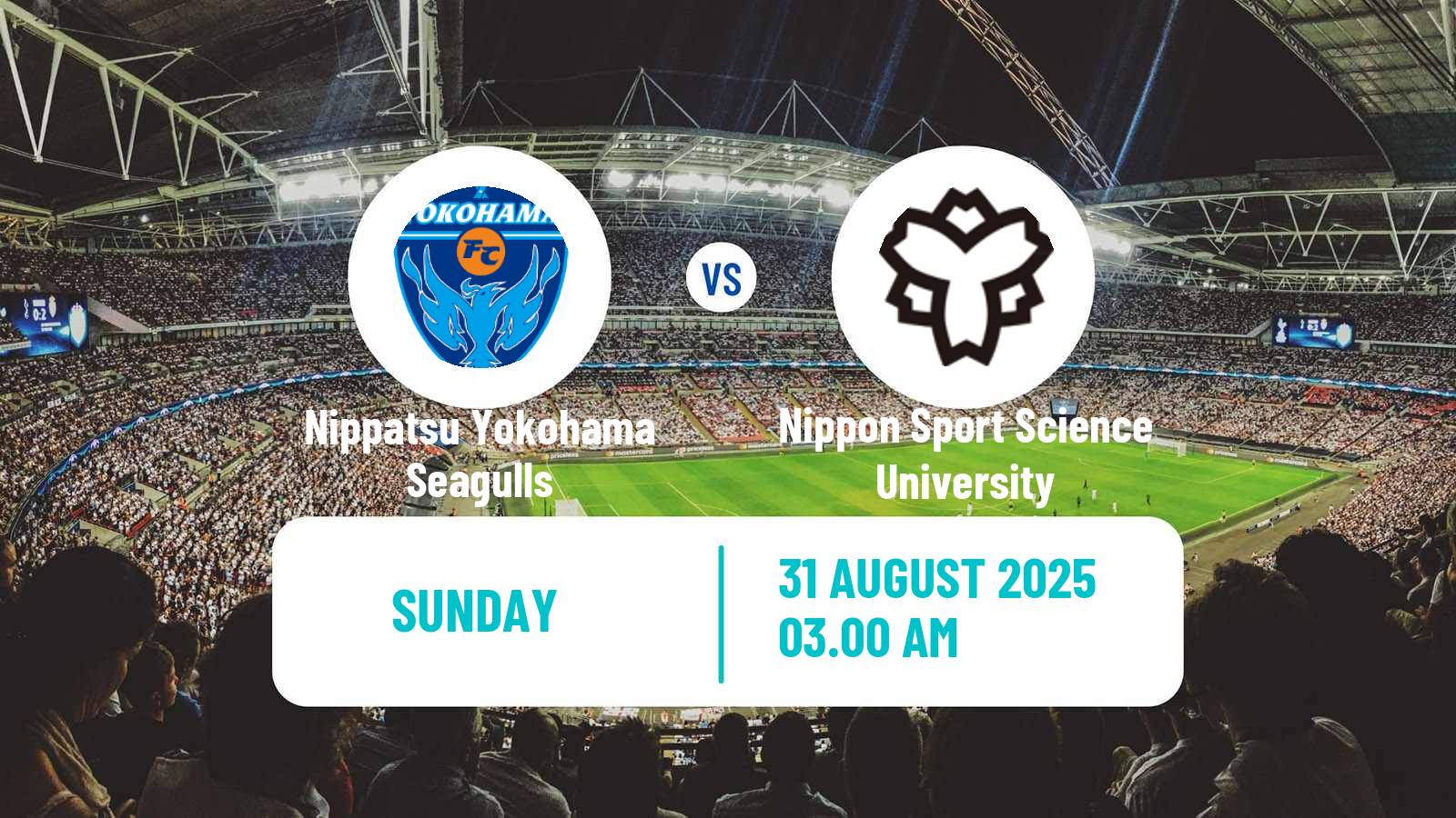 Soccer Japan Nadeshiko League Women Nippatsu Yokohama Seagulls - Nippon Sport Science University