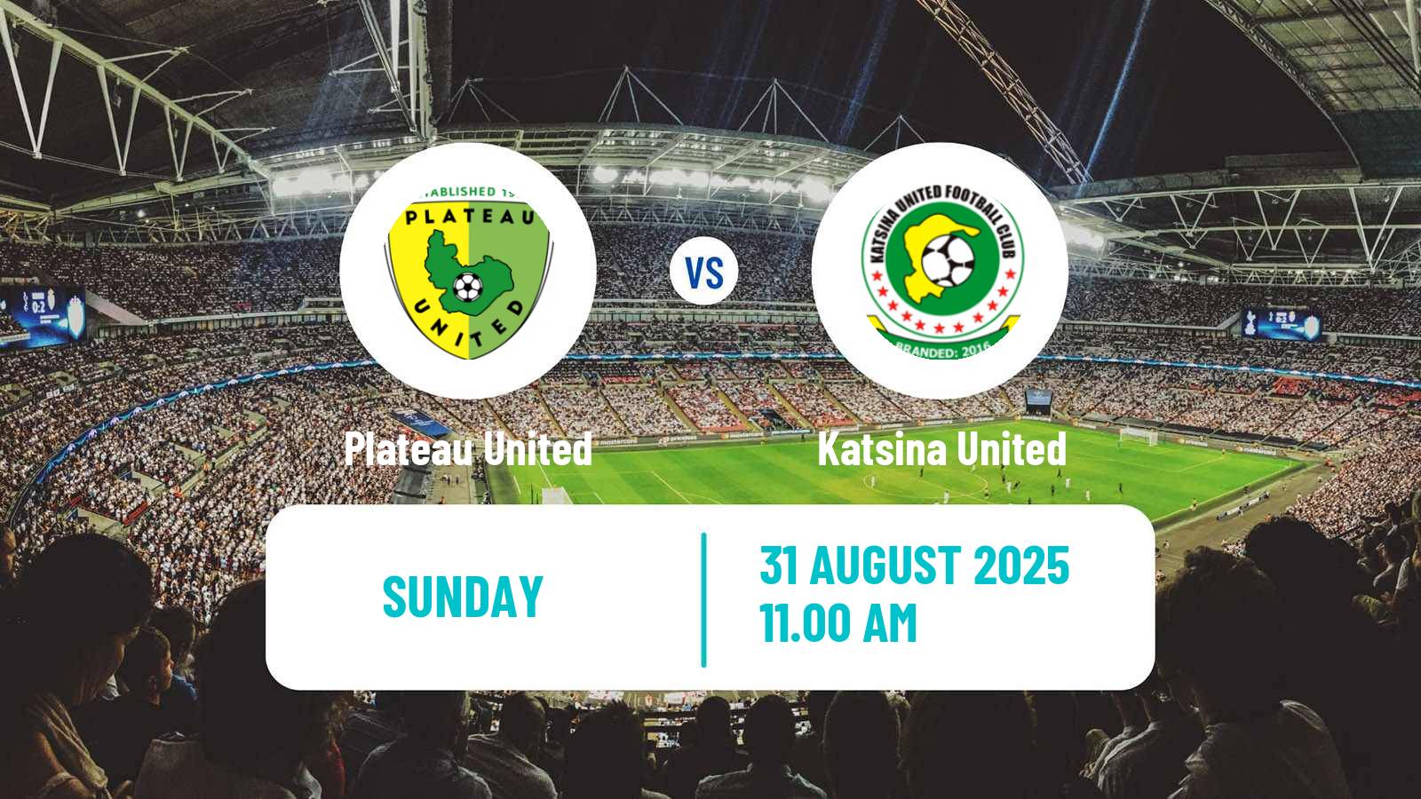 Soccer Nigerian Premier League Plateau United - Katsina United