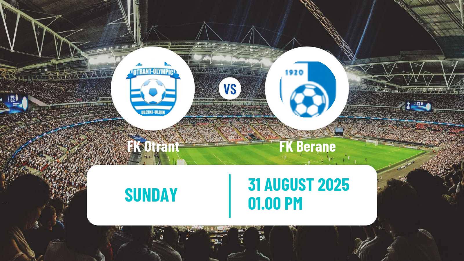 Soccer Montenegrin Druga Liga Otrant - Berane