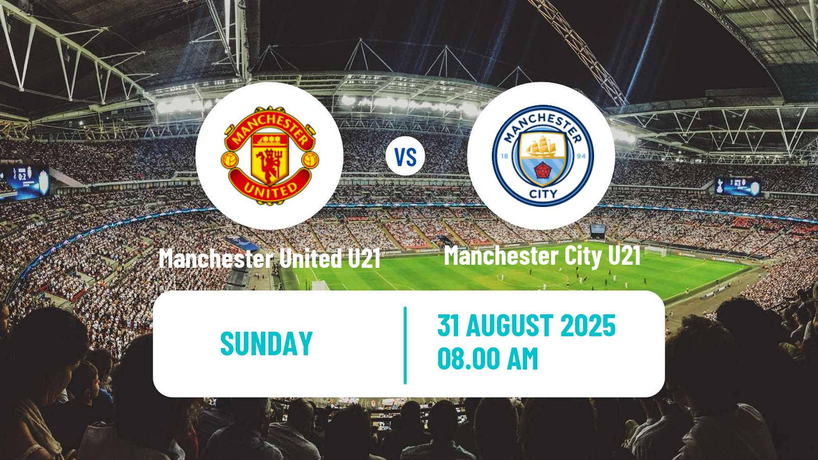Soccer English Premier League 2 Manchester United U21 - Manchester City U21