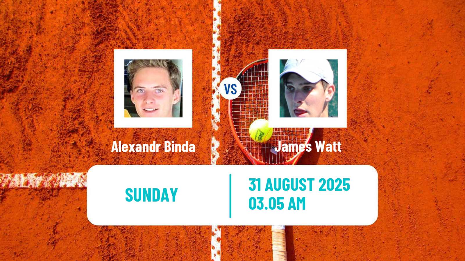 Tennis Shanghai Challenger Men Alexandr Binda - James Watt