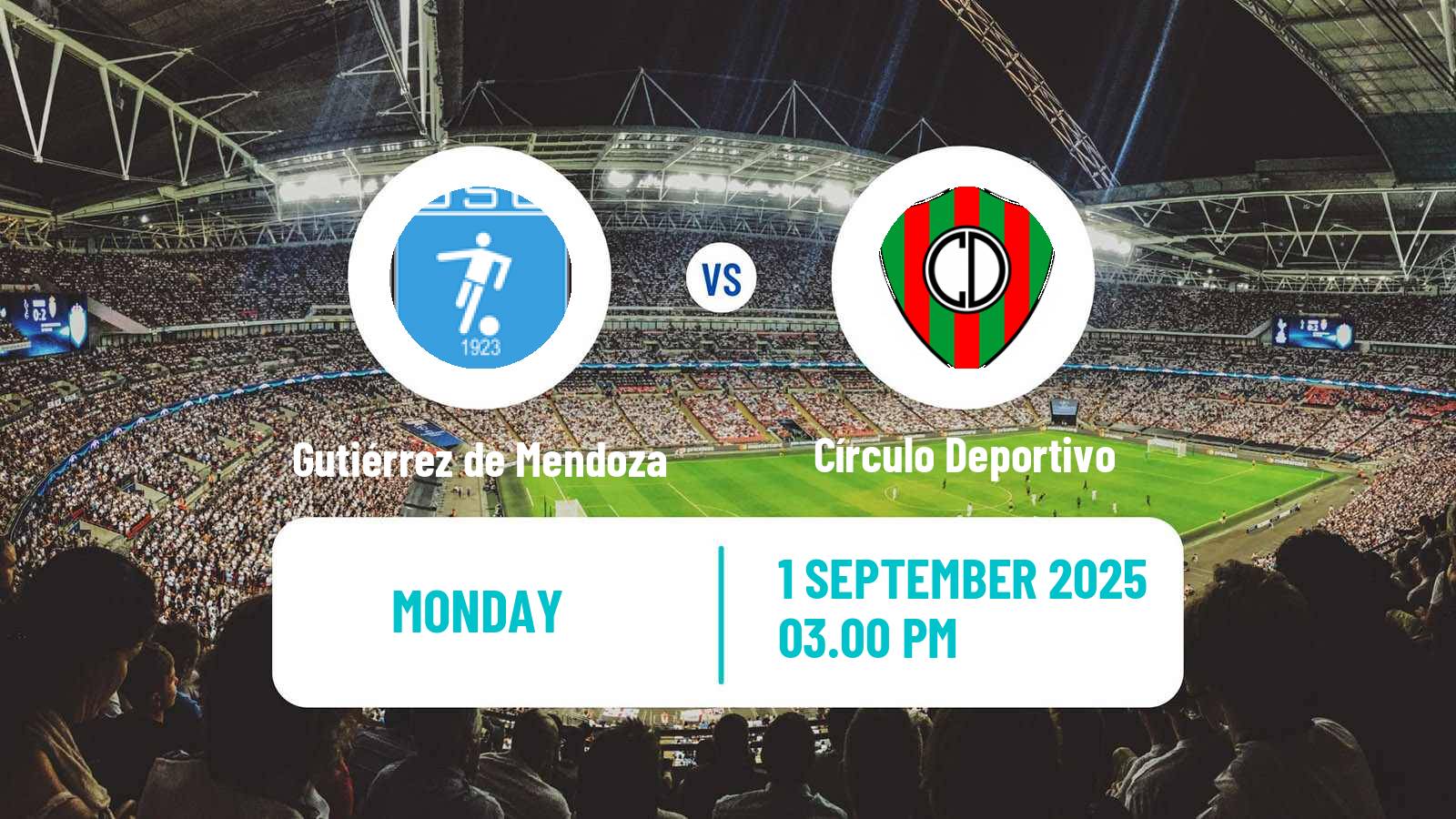 Soccer Argentinian Torneo Federal Gutiérrez de Mendoza - Círculo Deportivo