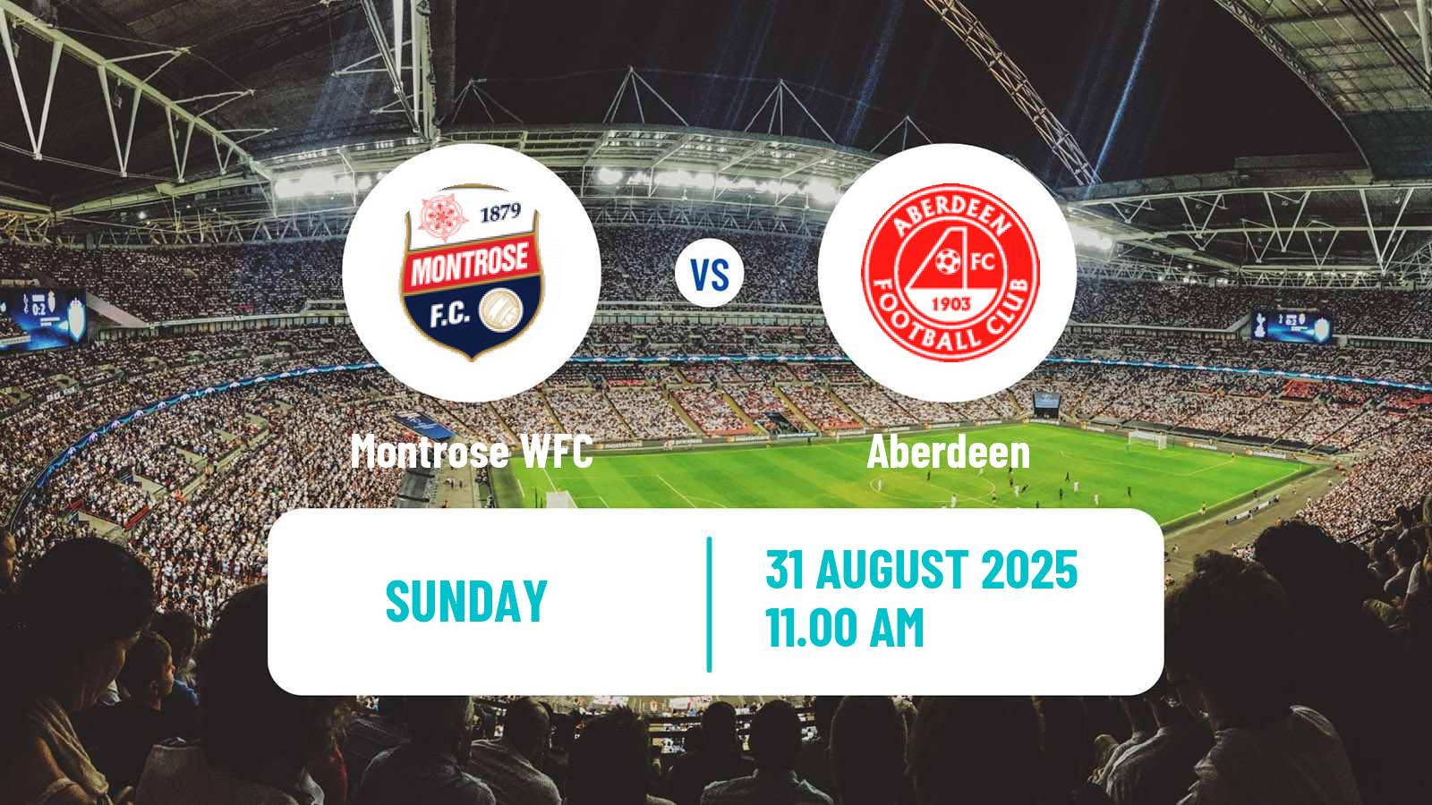 Soccer Scottish SWPL 1 Women Montrose - Aberdeen