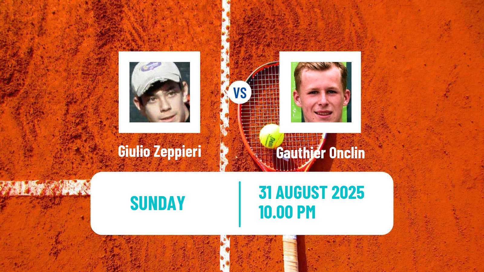 Tennis Shanghai Challenger Men Giulio Zeppieri - Gauthier Onclin