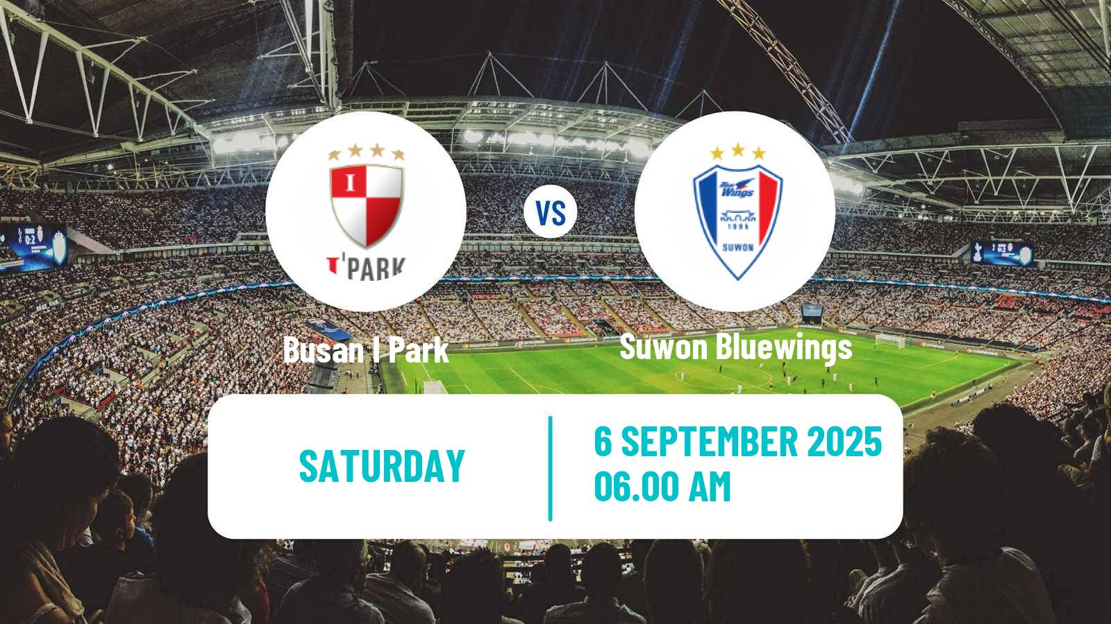 Soccer South Korean K-League 2 Busan I Park - Suwon Bluewings