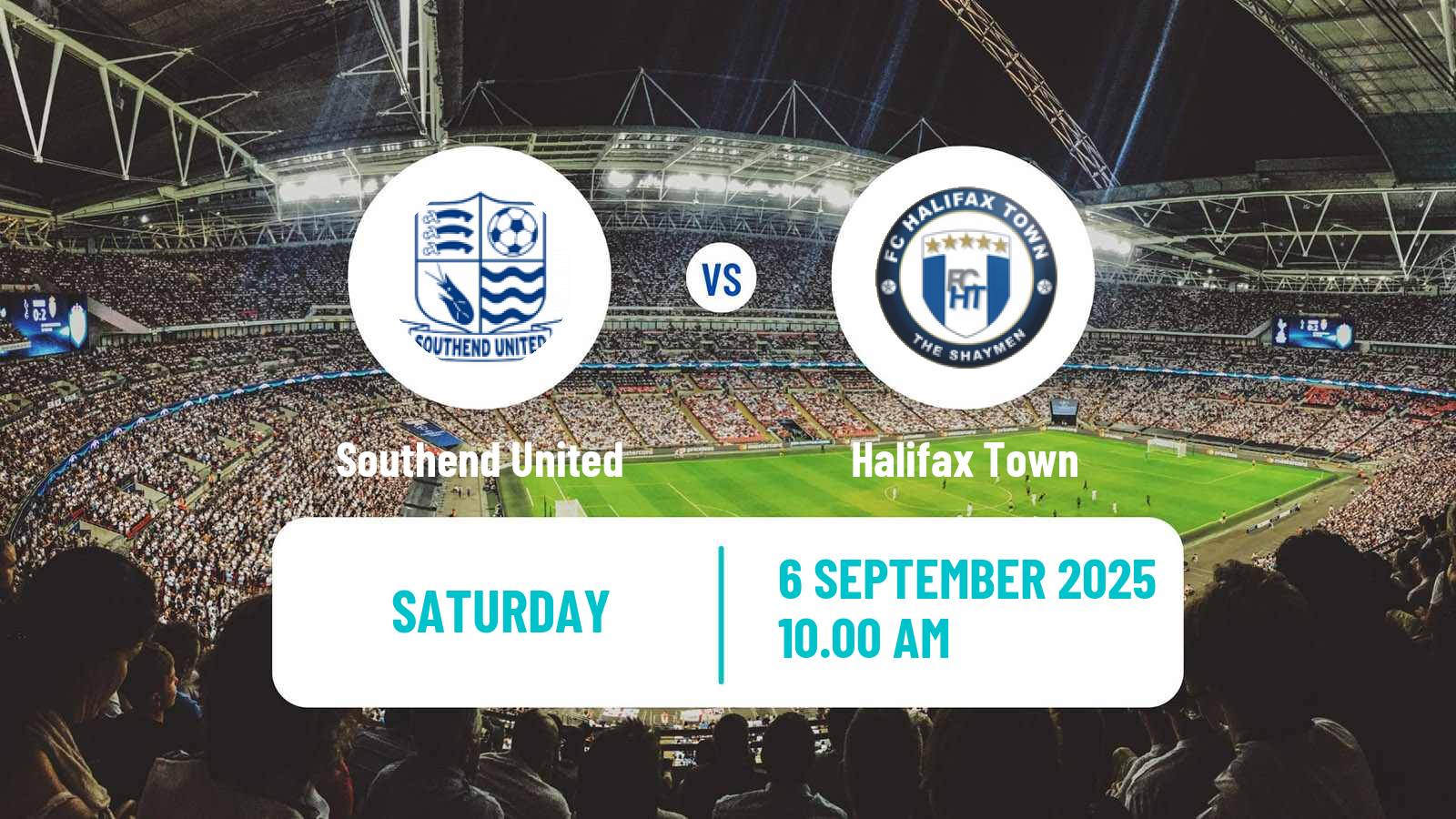 Soccer English National League Southend United - Halifax Town