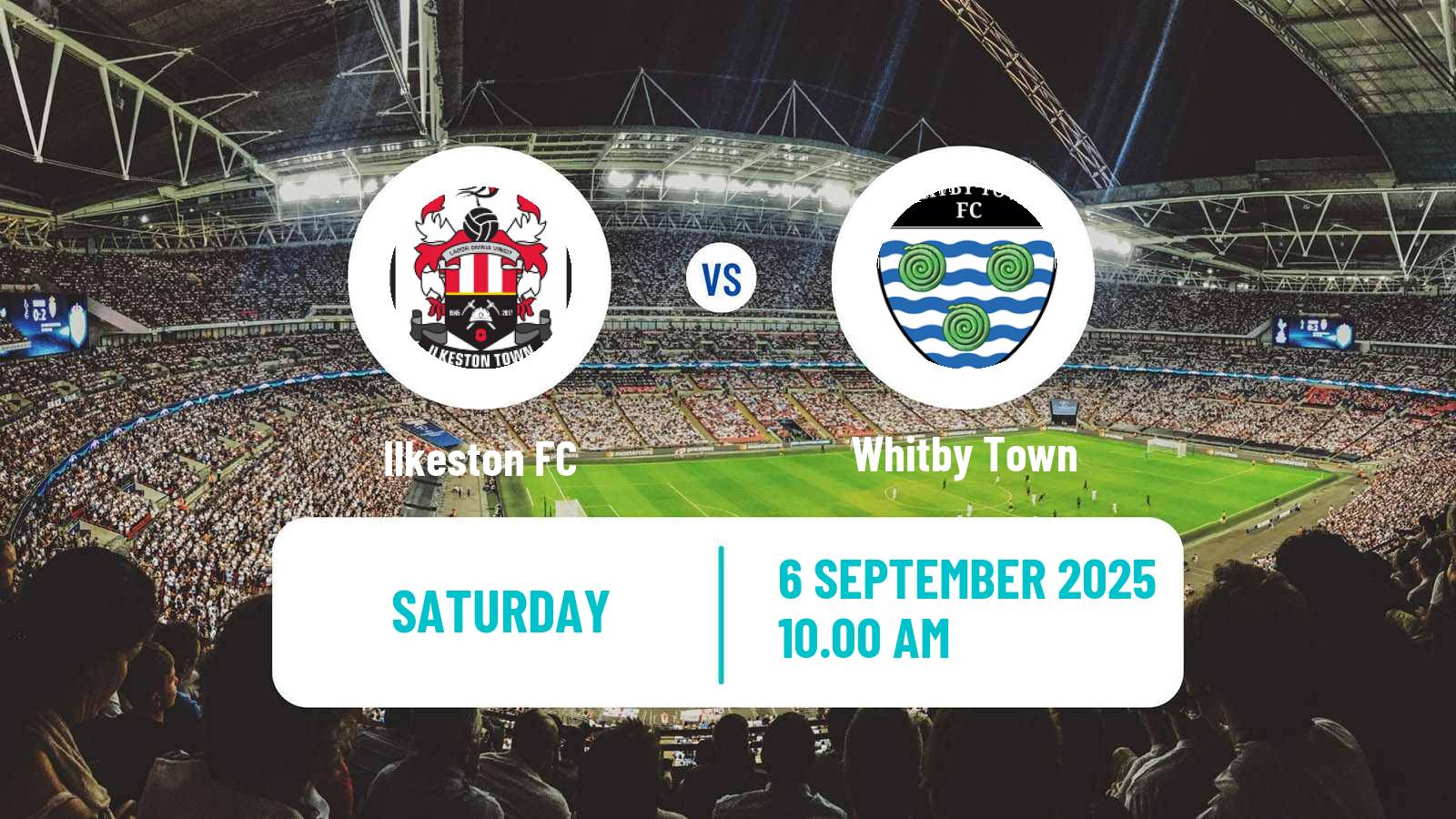 Soccer English NPL Premier Division Ilkeston - Whitby Town