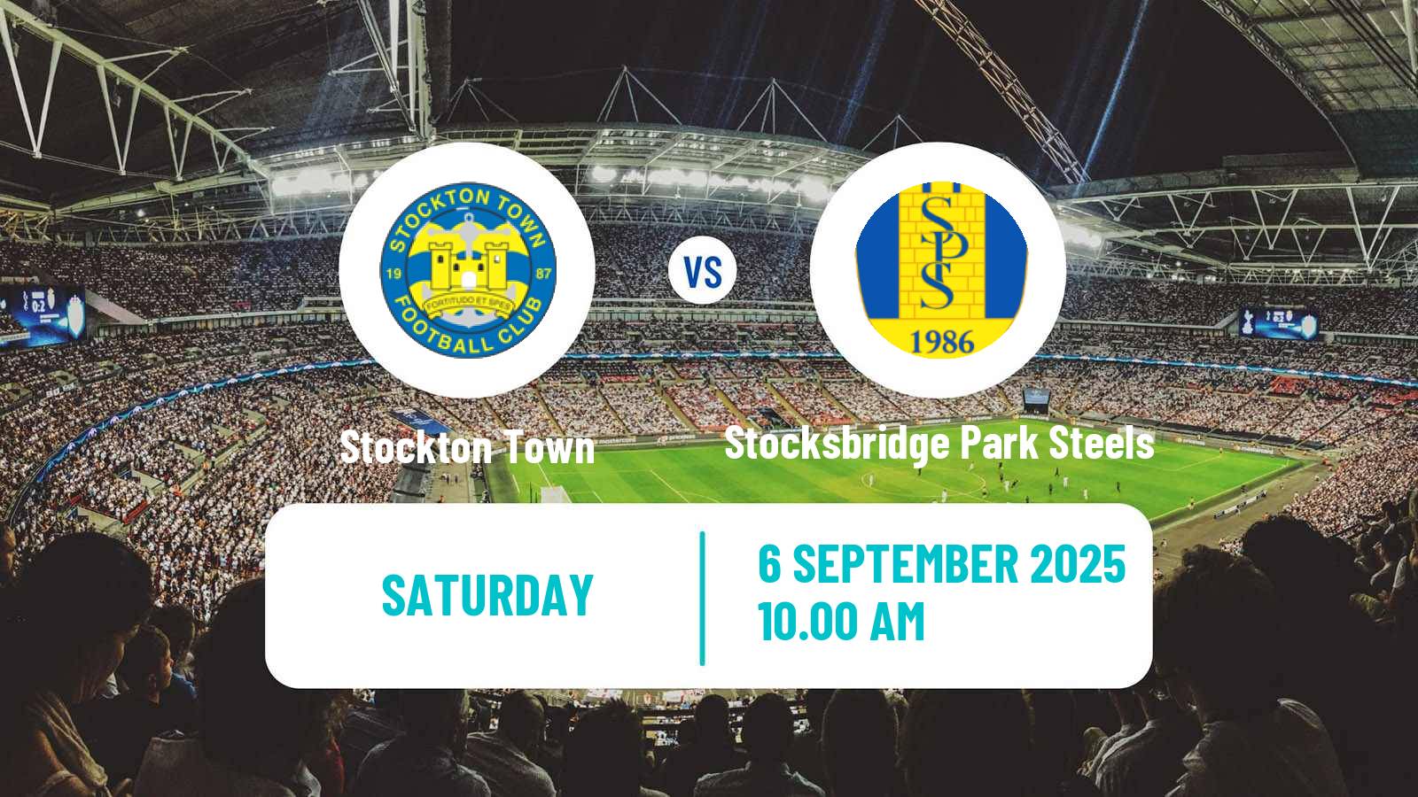 Soccer English NPL Premier Division Stockton Town - Stocksbridge Park Steels