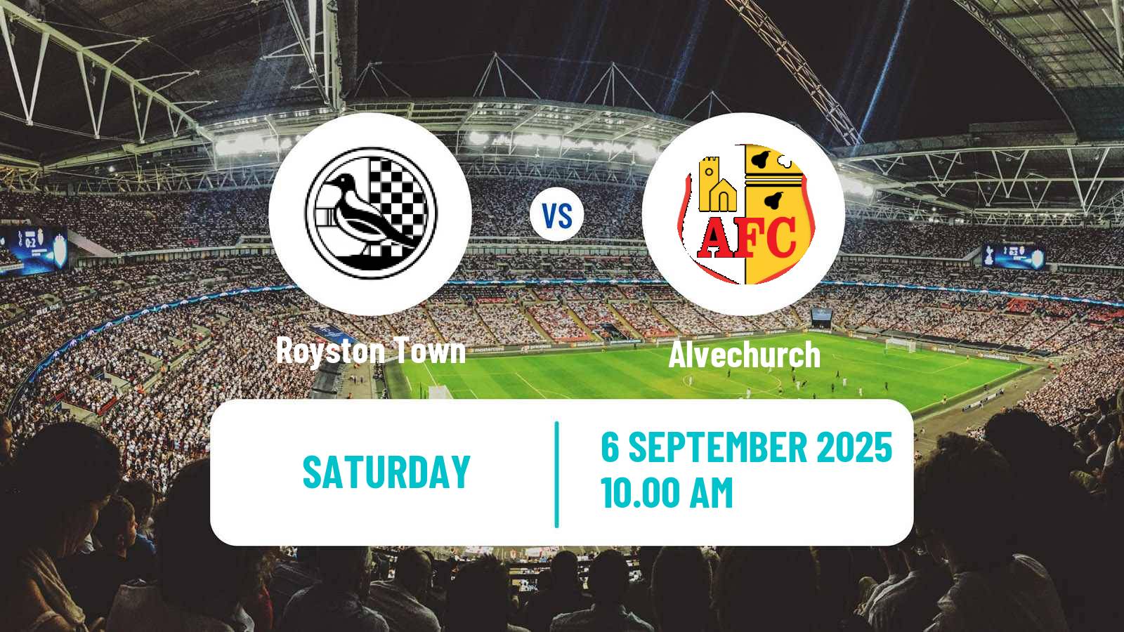 Soccer English Southern League Central Division Royston Town - Alvechurch