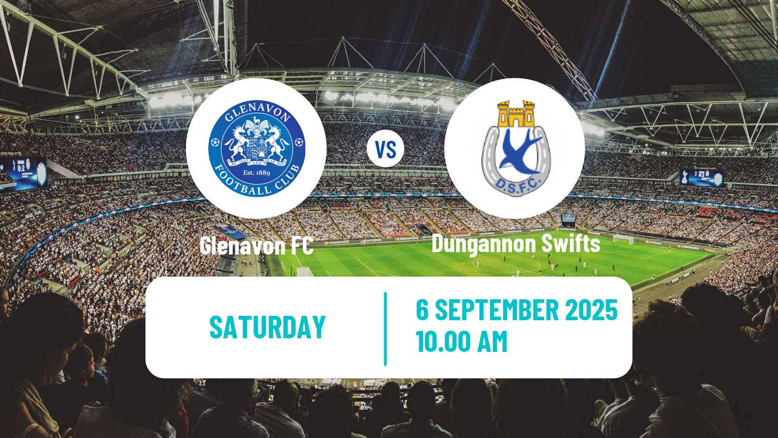 Soccer Northern Irish Premiership Glenavon - Dungannon Swifts