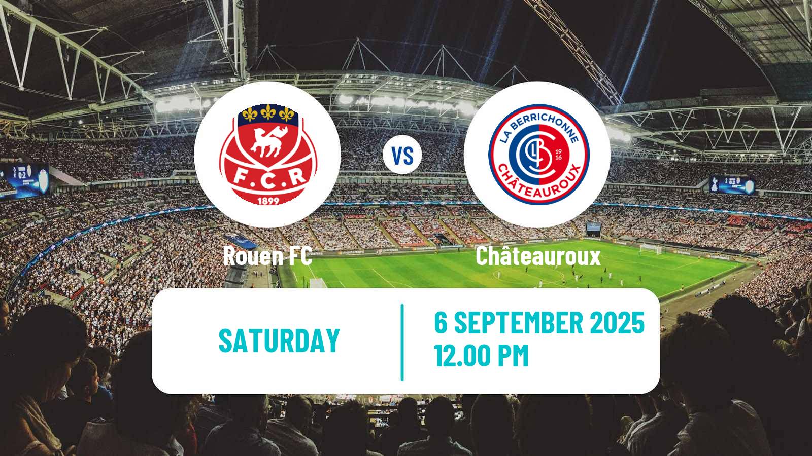 Soccer French National League Rouen FC - Châteauroux