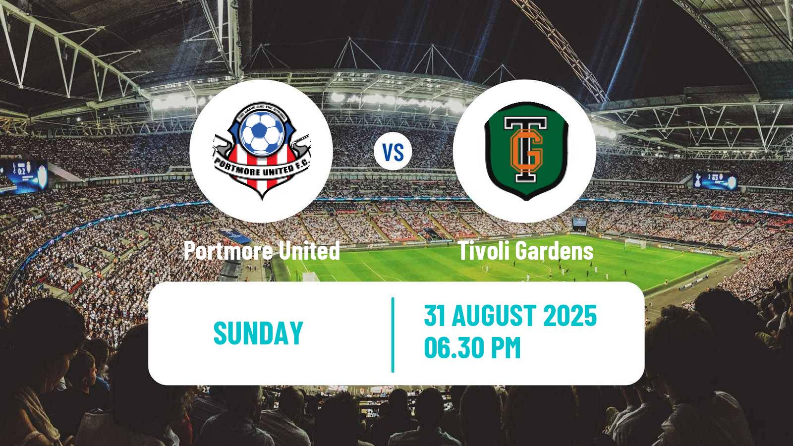 Soccer Jamaica National Premier League Portmore United - Tivoli Gardens