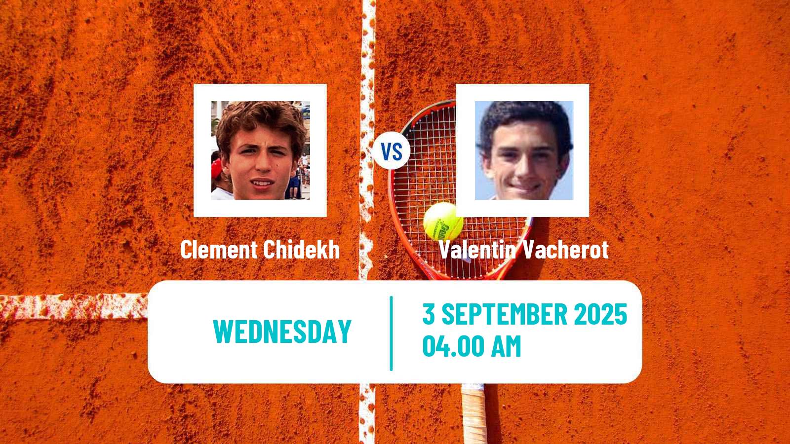 Tennis Cassis Challenger Men Clement Chidekh - Valentin Vacherot