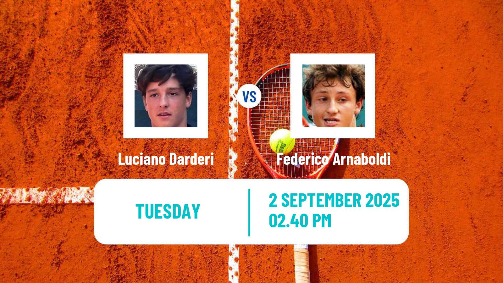 Tennis Genova Challenger Men Luciano Darderi - Federico Arnaboldi