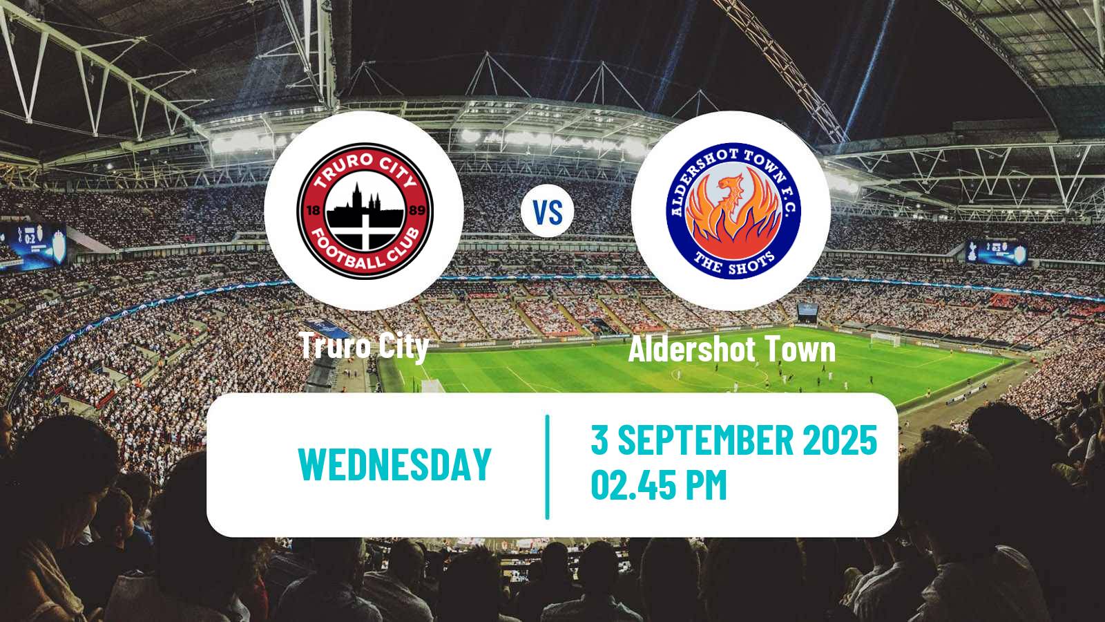 Soccer English National League Truro City - Aldershot Town