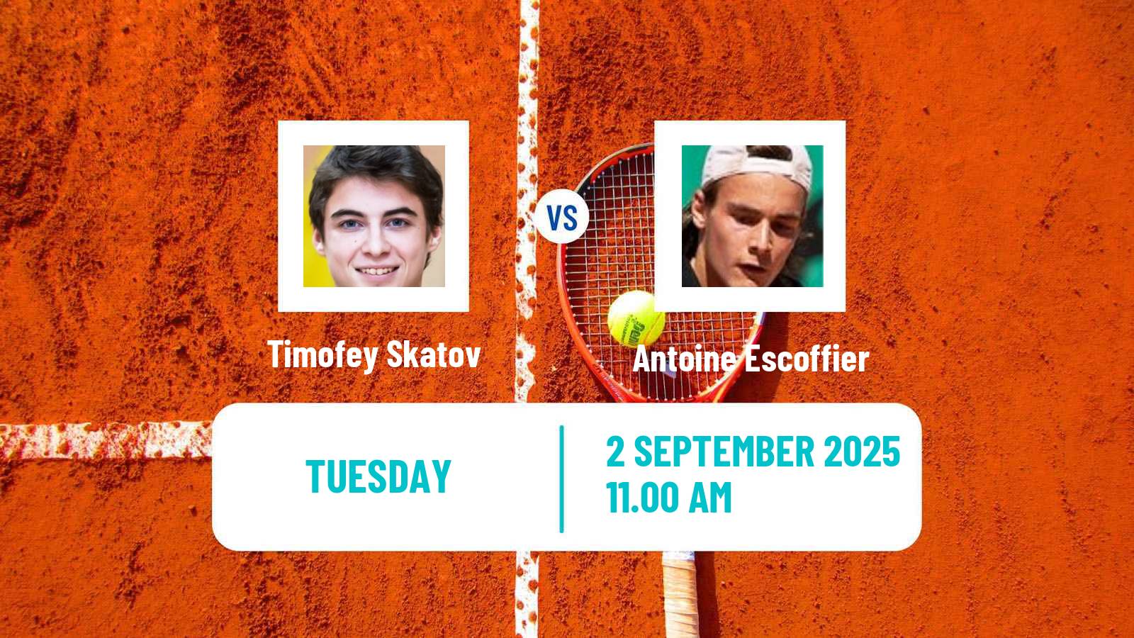 Tennis Cassis Challenger Men Timofey Skatov - Antoine Escoffier