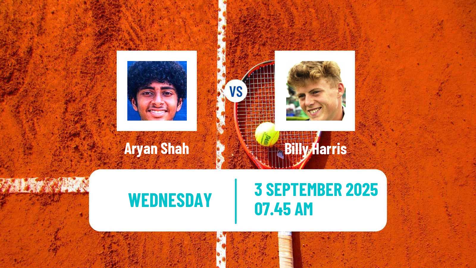 Tennis Cassis Challenger Men Aryan Shah - Billy Harris
