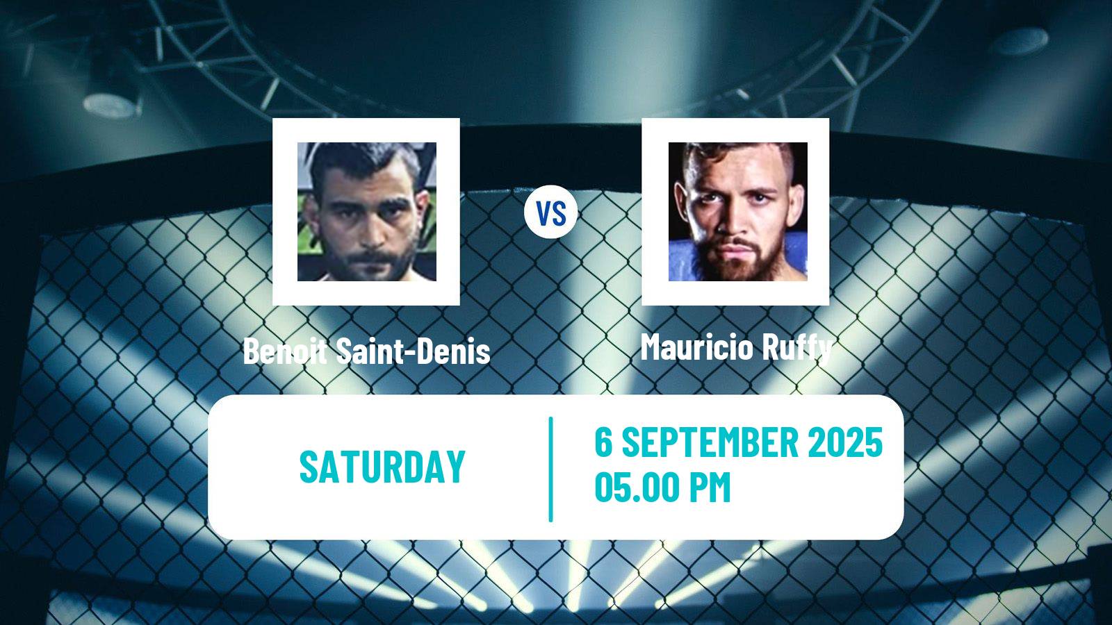 MMA Lightweight UFC Men Benoit Saint-Denis - Mauricio Ruffy