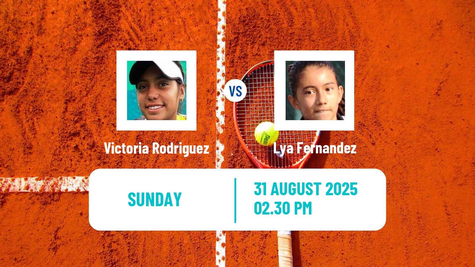 Tennis WTA Guadalajara Victoria Rodriguez - Lya Fernandez
