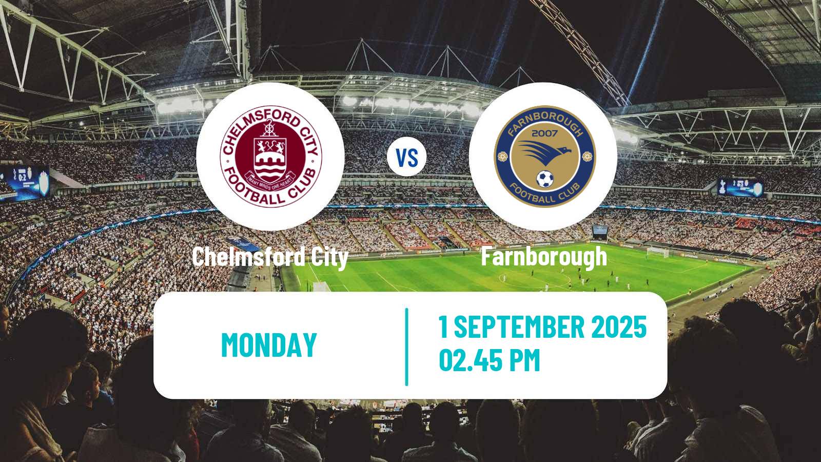 Soccer English National League South Chelmsford City - Farnborough