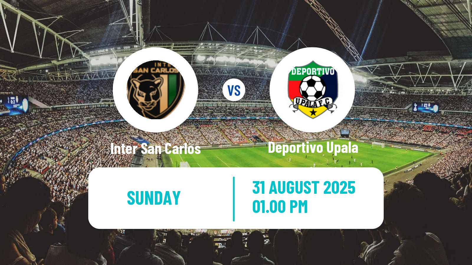 Soccer Costa Rican Liga de Ascenso Inter San Carlos - Deportivo Upala