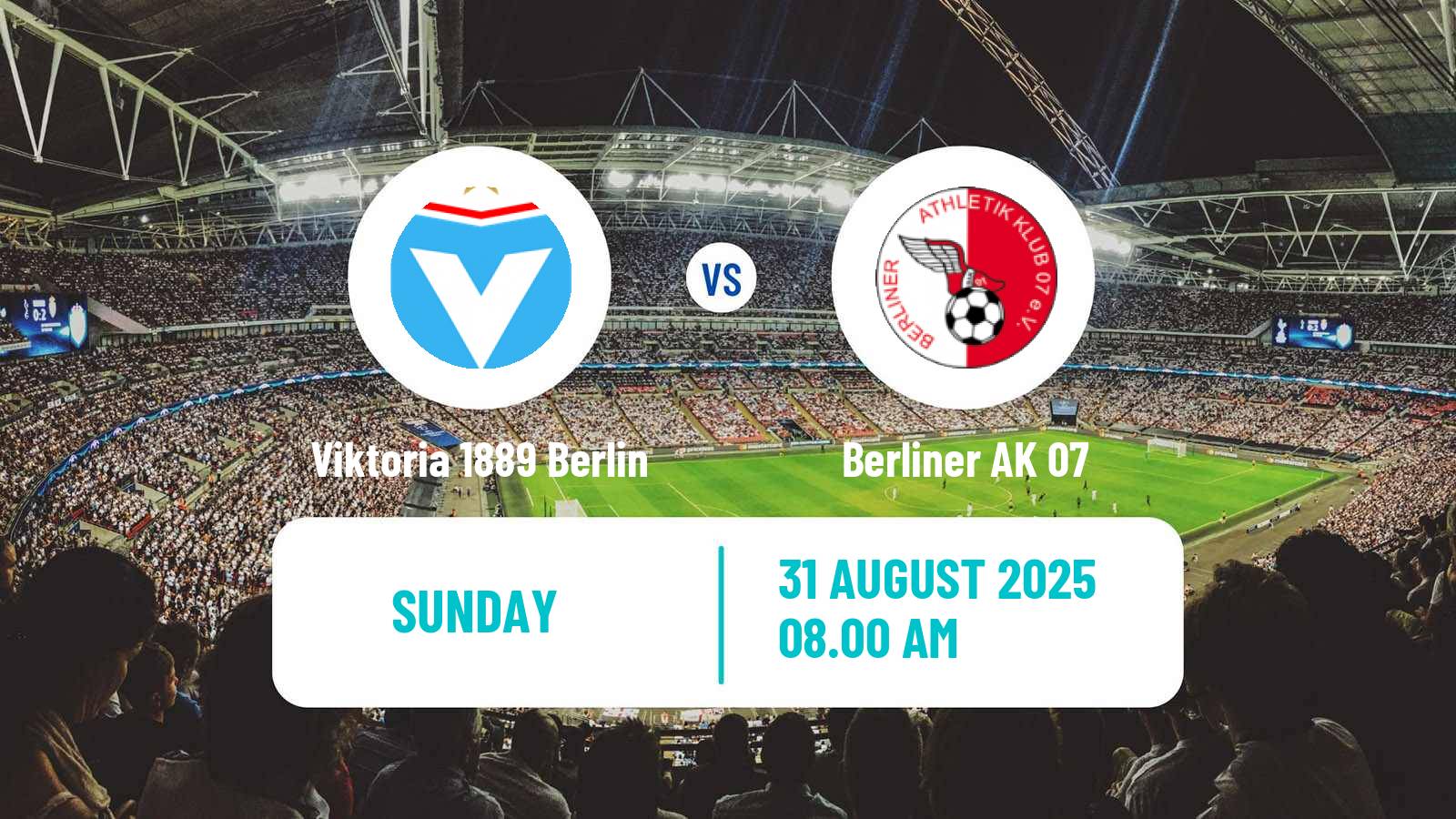 Soccer German Oberliga NOFV-Nord Viktoria 1889 Berlin - Berliner AK 07