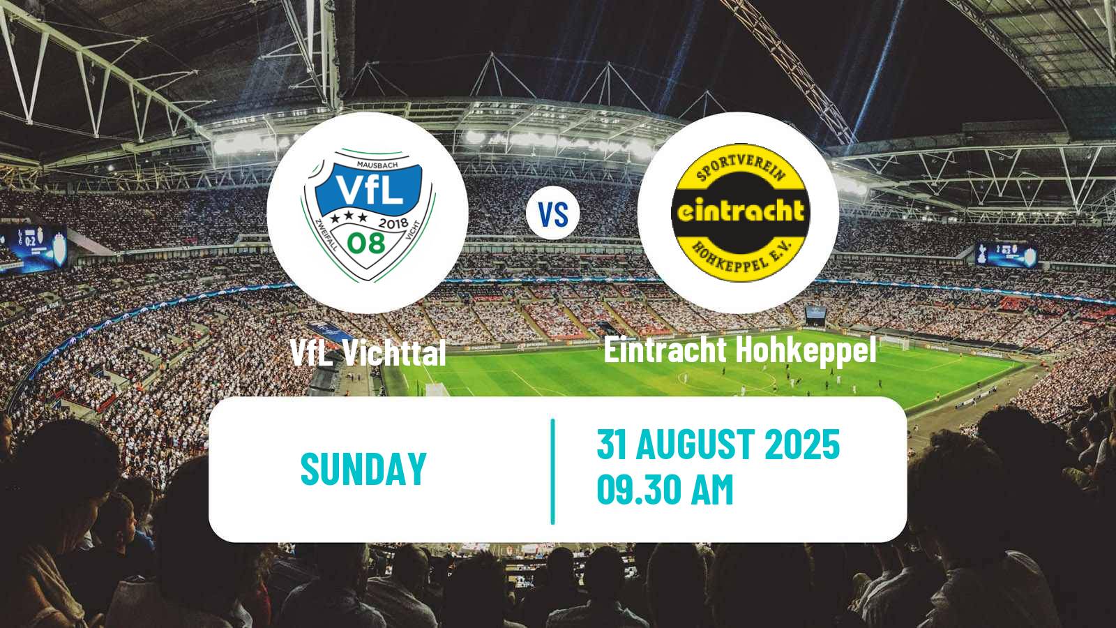Soccer German Oberliga Mittelrhein Vichttal - Eintracht Hohkeppel