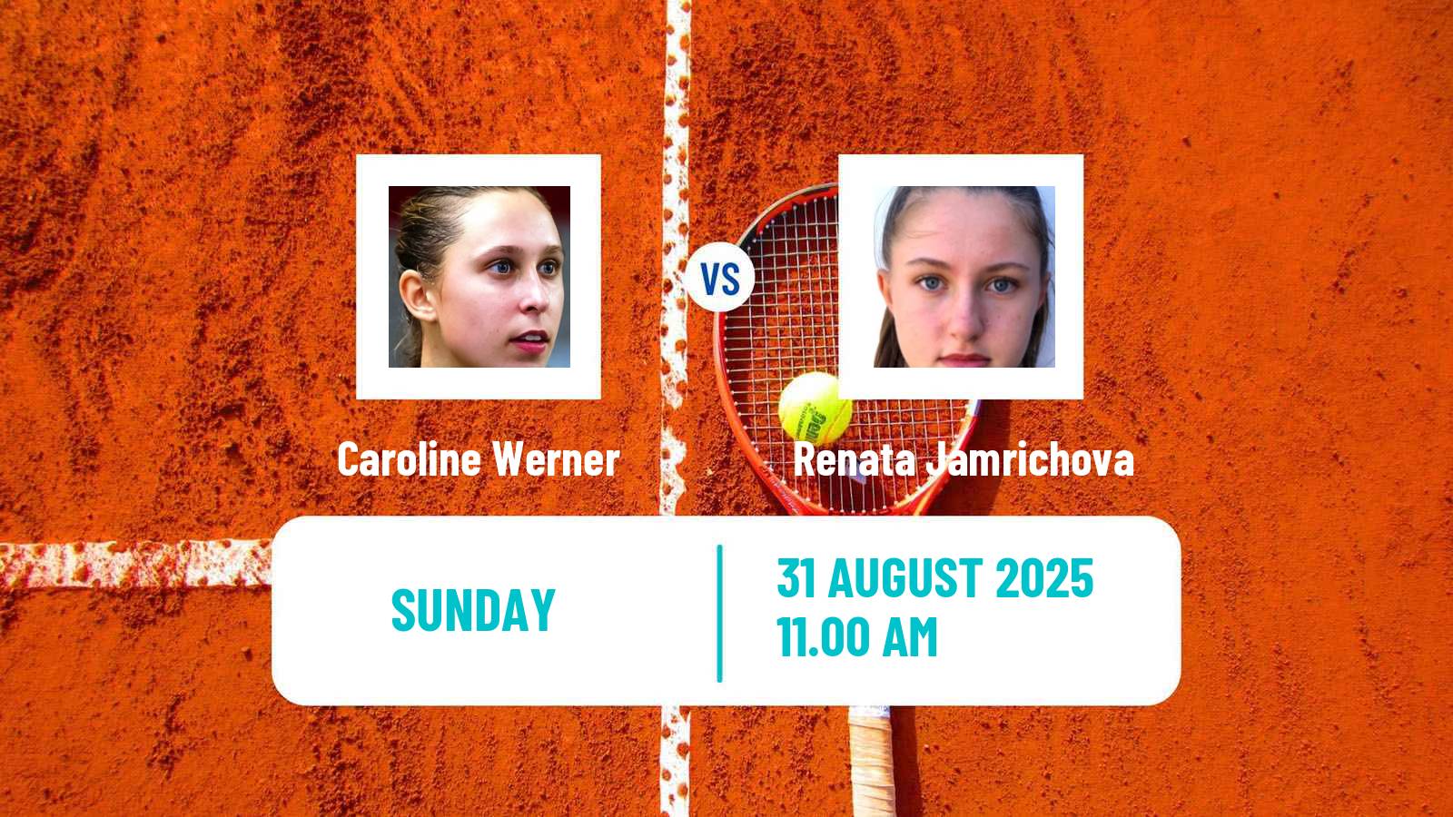 Tennis Montreux Challenger Women Caroline Werner - Renata Jamrichova