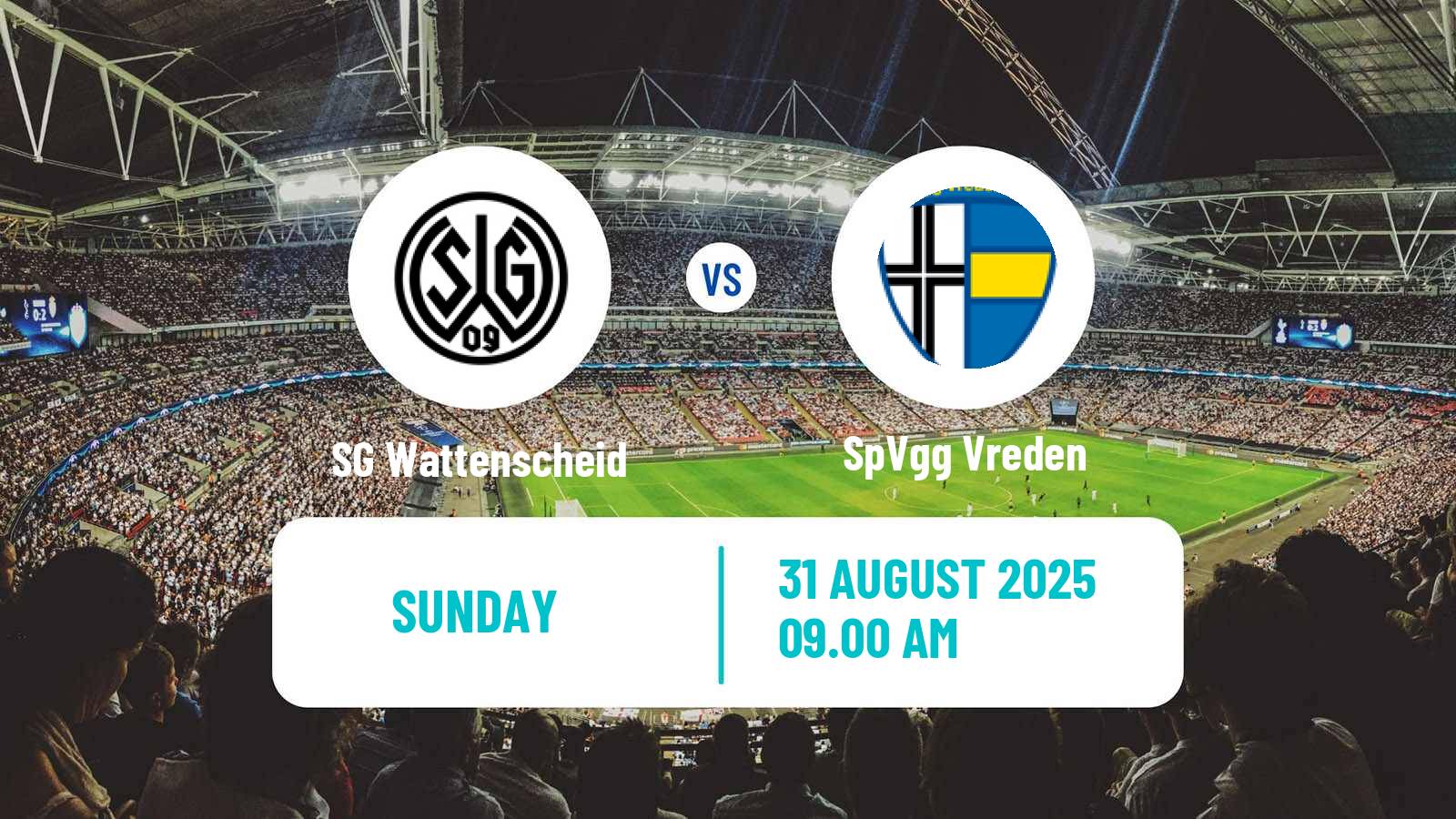 Soccer German Oberliga Westfalen SG Wattenscheid - Vreden