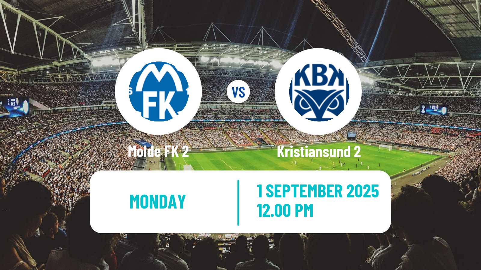 Soccer Norwegian Division 3 - Group 2 Molde 2 - Kristiansund 2