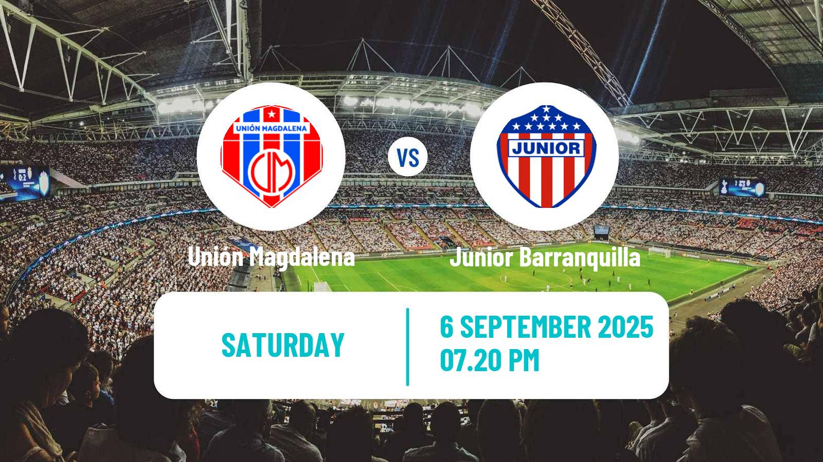 Soccer Colombian Primera A Unión Magdalena - Junior Barranquilla