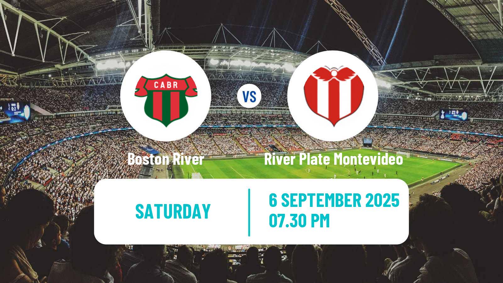 Soccer Uruguayan Primera Division Boston River - River Plate Montevideo