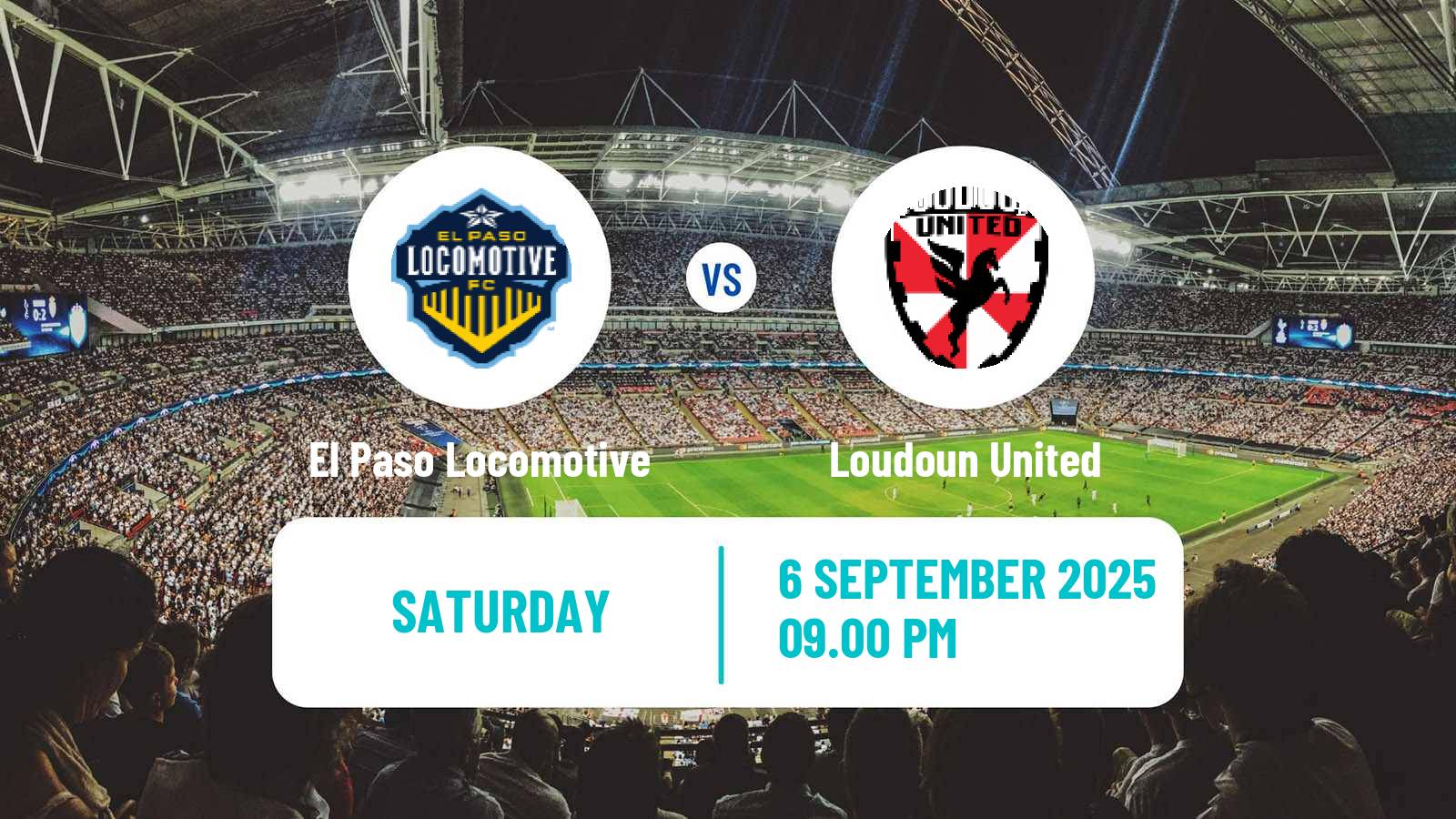 Soccer USL Championship El Paso Locomotive - Loudoun United
