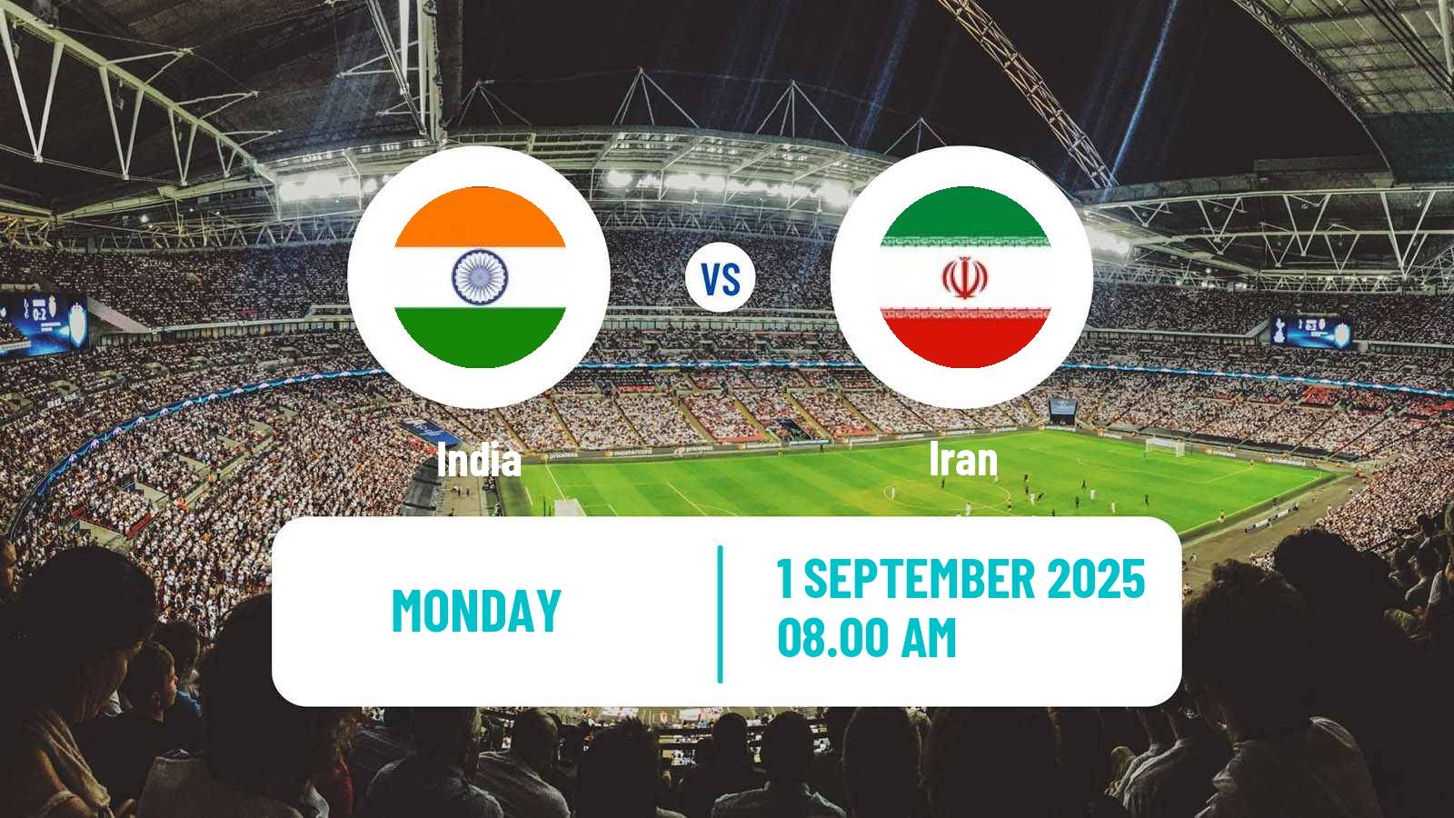 Soccer CAFA Nations Cup India - Iran