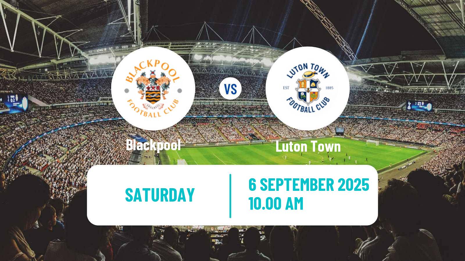 Soccer English League One Blackpool - Luton Town