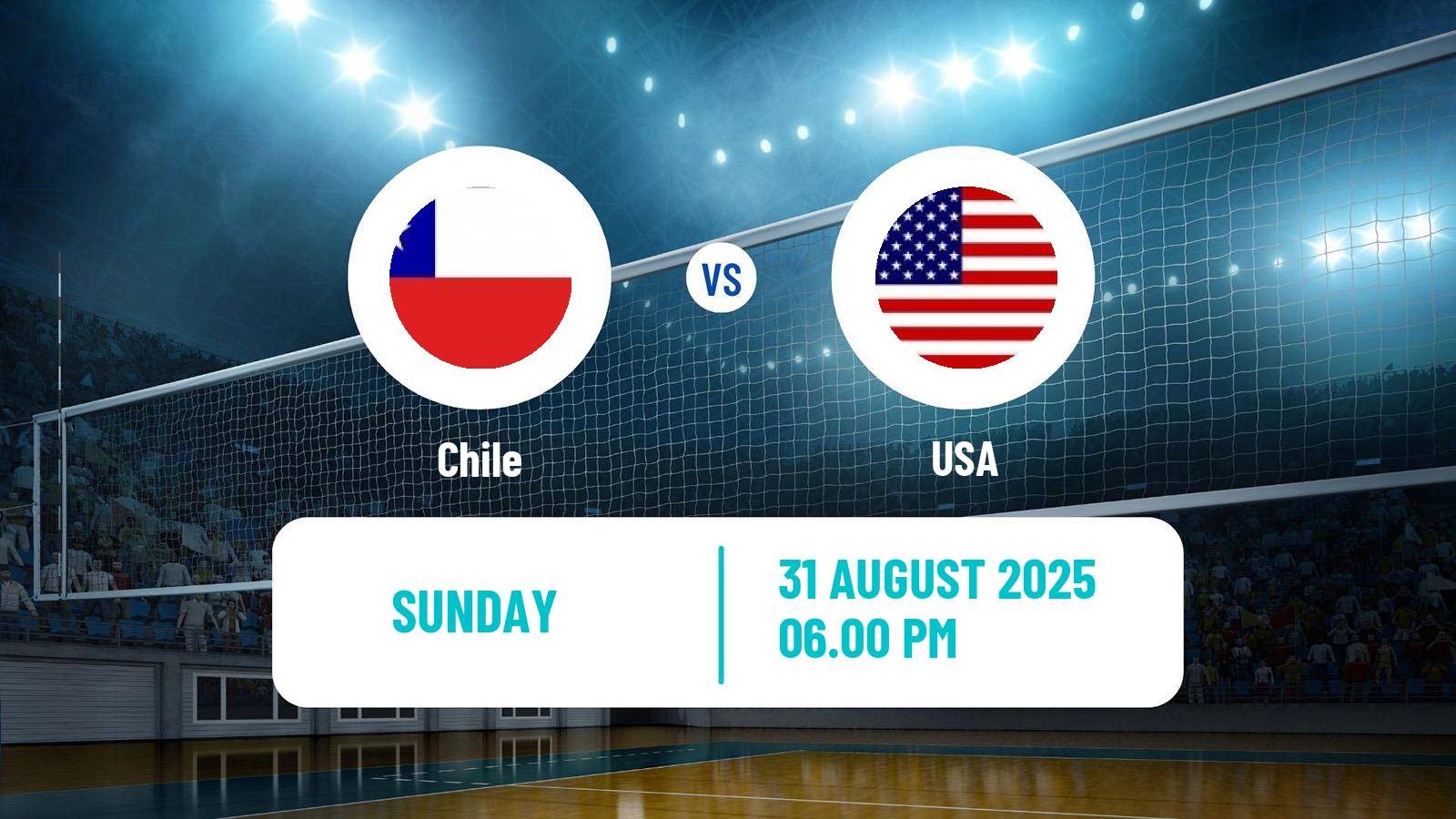 Volleyball Pan-American Cup Volleyball Chile - USA