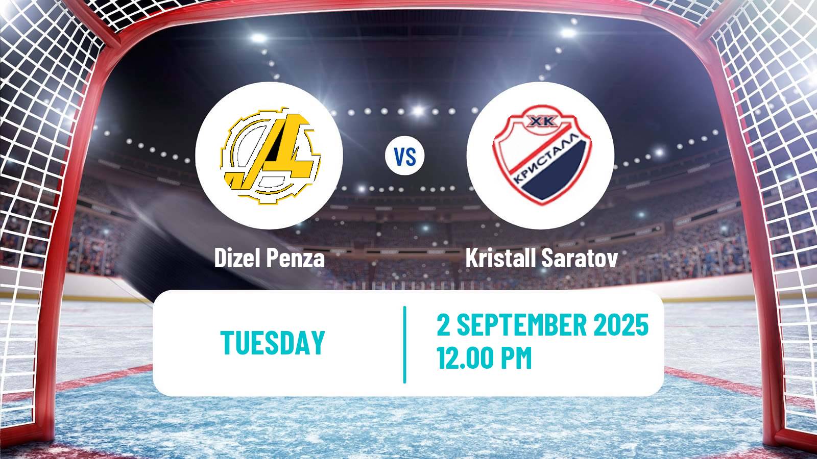 Hockey VHL Dizel Penza - Kristall Saratov