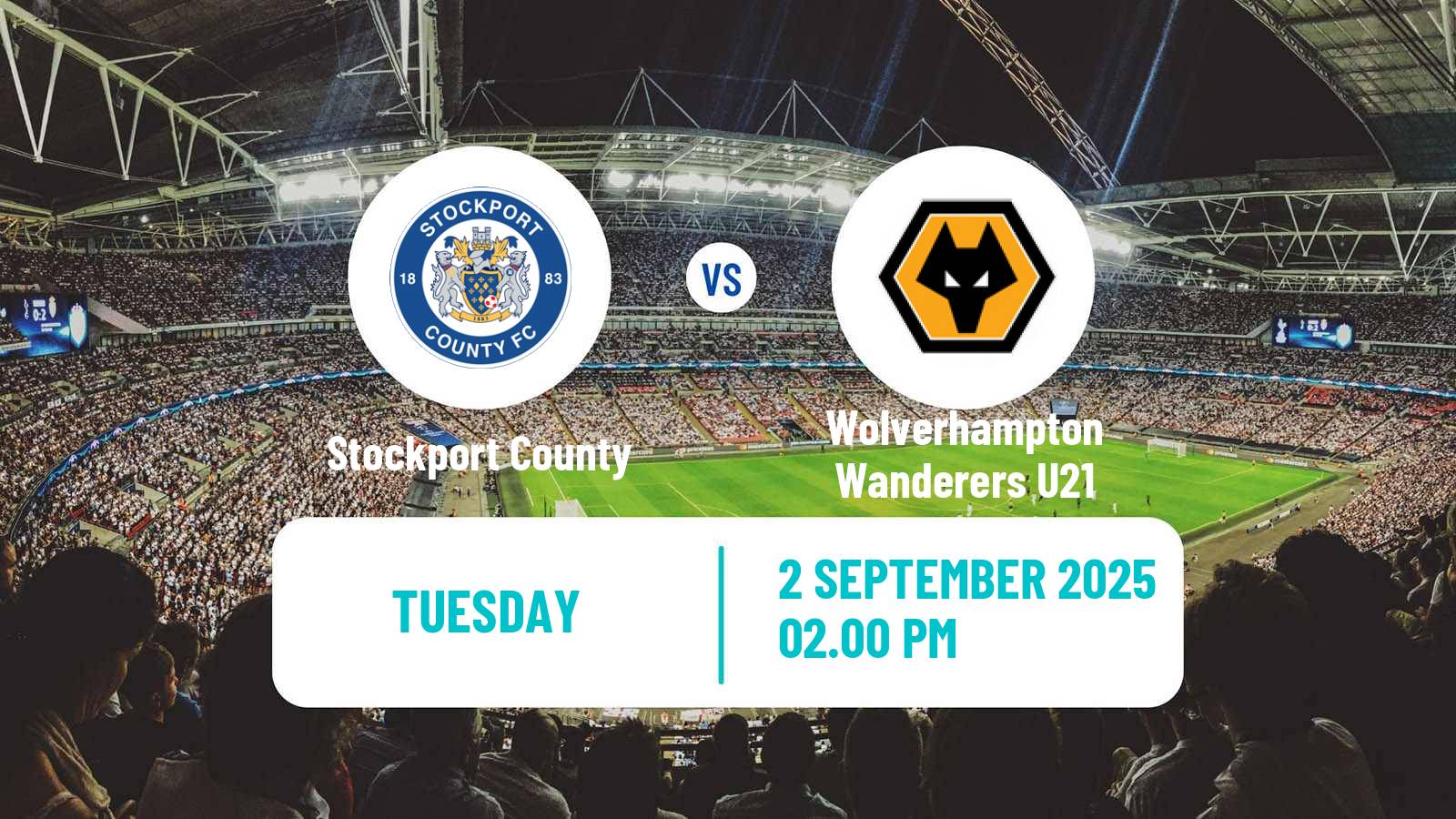 Soccer English EFL Trophy Stockport County - Wolverhampton Wanderers U21